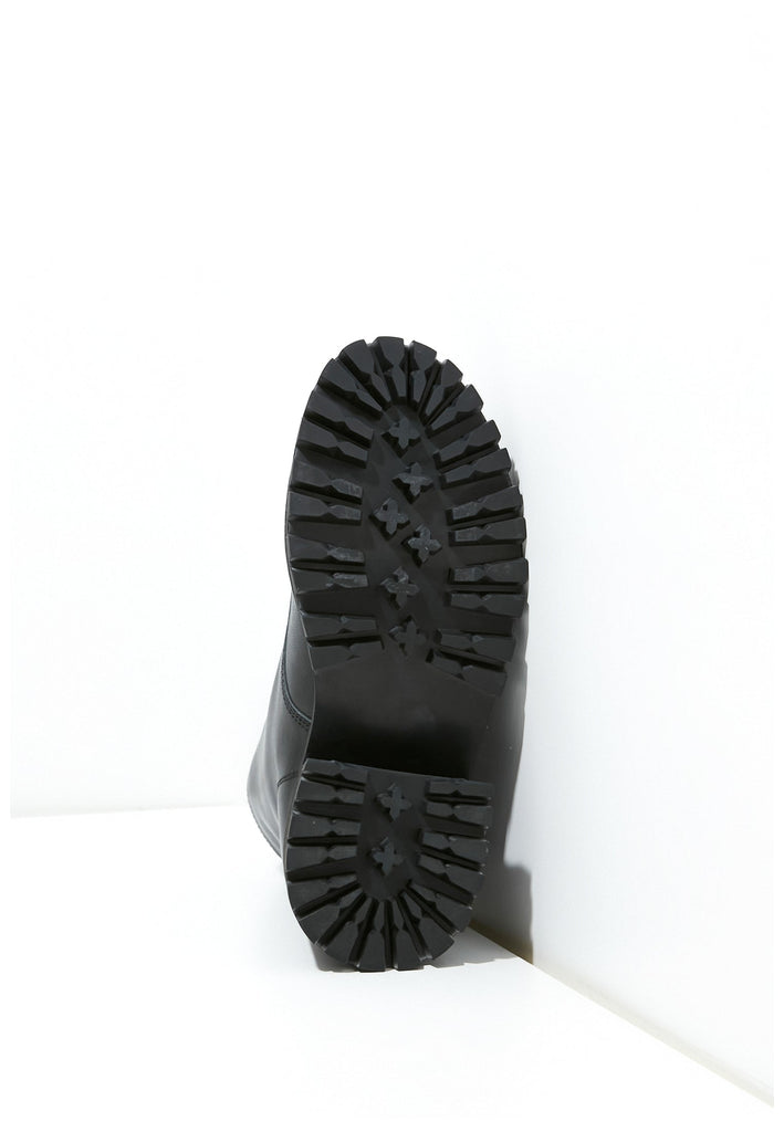 Inuovo Stiefelette Leder Schwarz