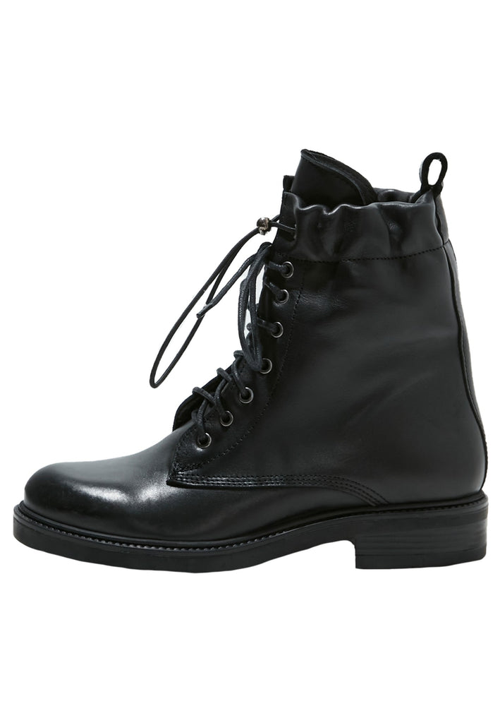 Inuovo Stiefelette Leder Schwarz