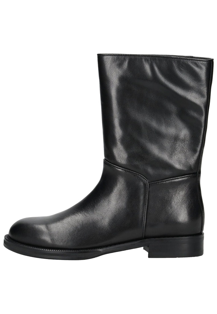 Inuovo Stiefelette Leder Schwarz