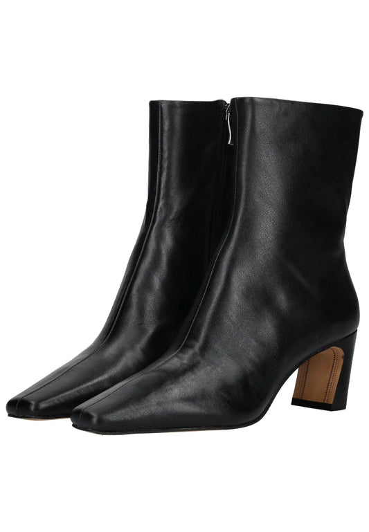 Inuovo Stiefelette Leder Schwarz