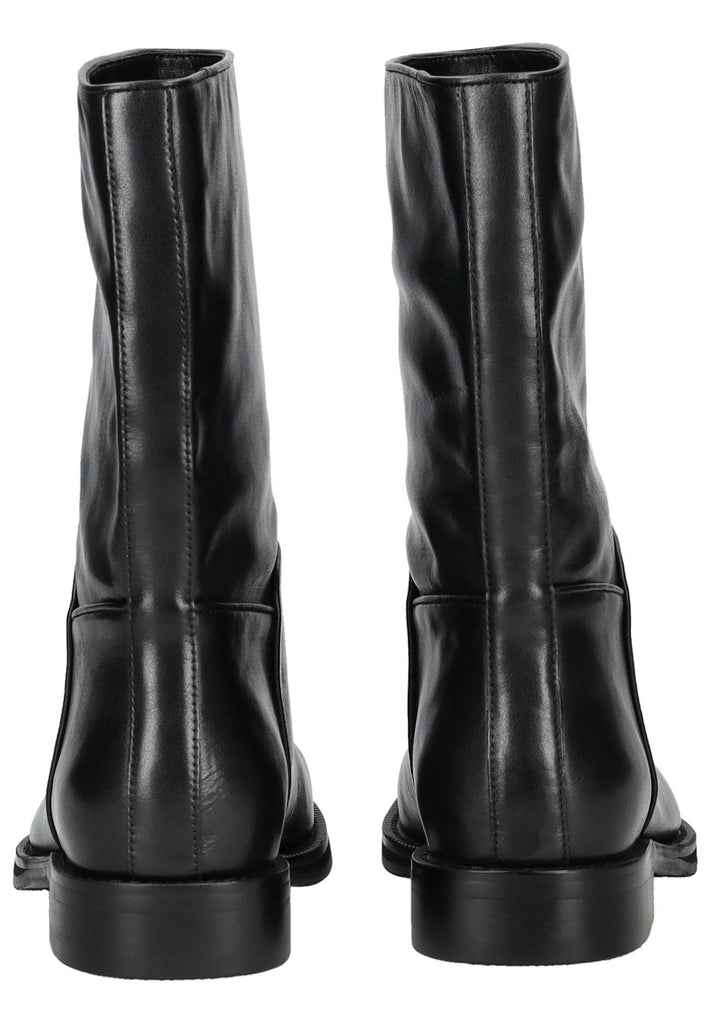 Inuovo Stiefelette Leder Schwarz
