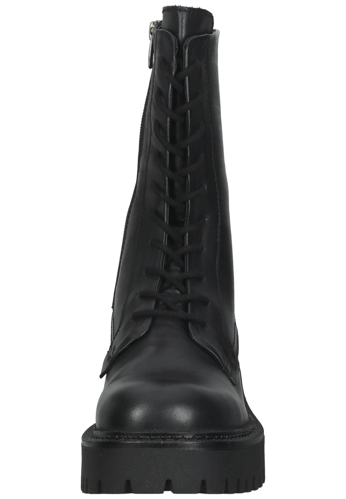 Inuovo Stiefelette Leder Schwarz/Schwarz