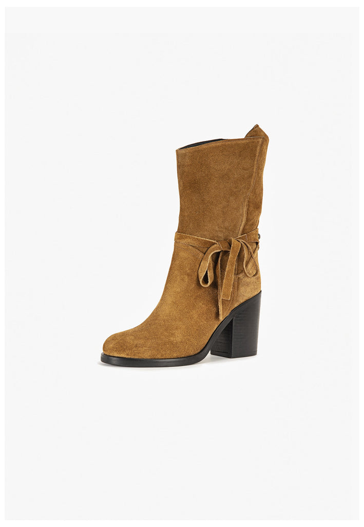 Inuovo Stiefelette Leder Senf