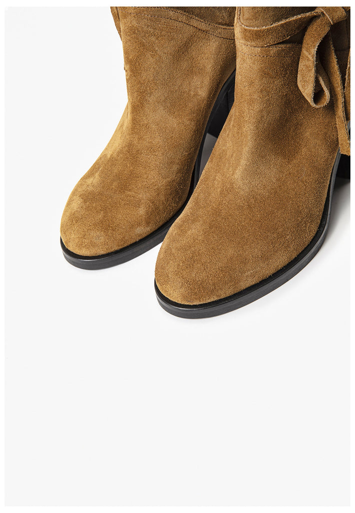 Inuovo Stiefelette Leder Senf