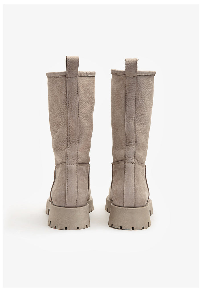 Inuovo Stiefelette Leder Silber/Grau