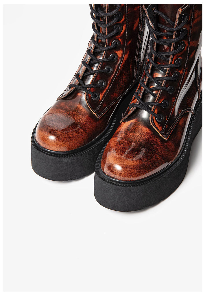 Inuovo Stiefelette Leder Tan