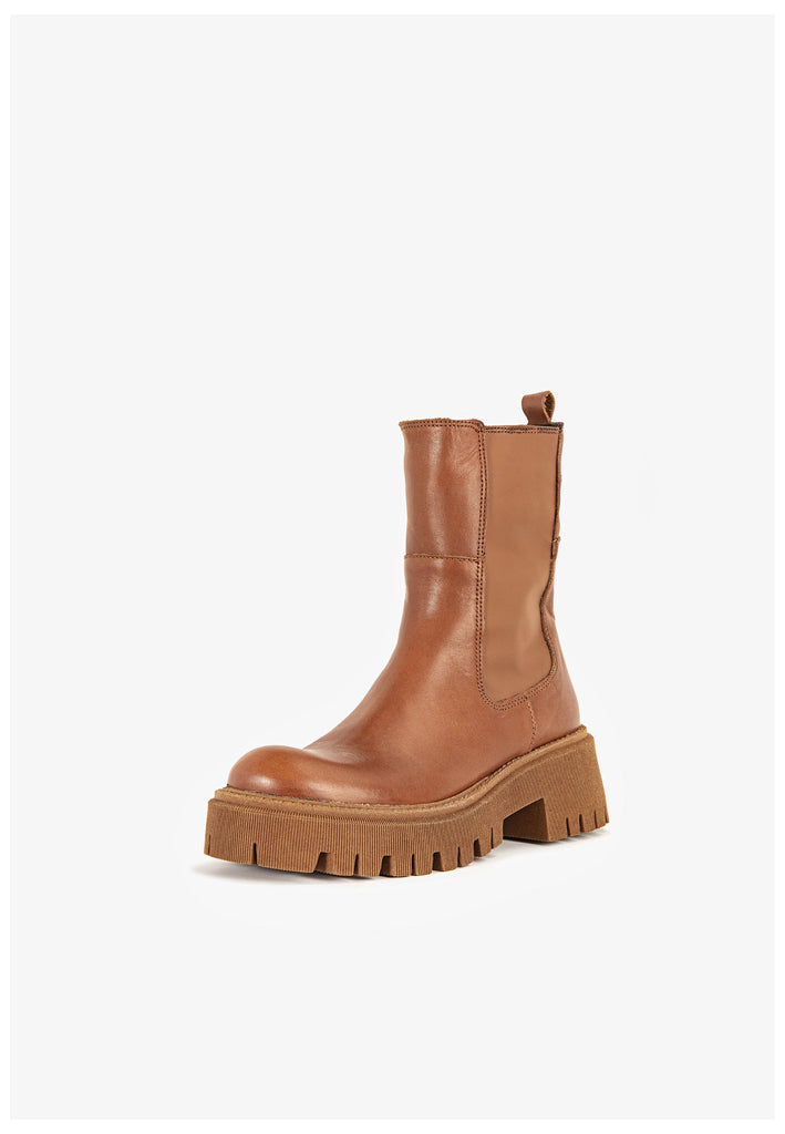 Inuovo Stiefelette Leder Tan