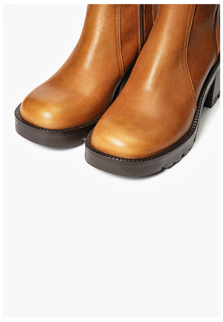 Inuovo Stiefelette Leder Tan