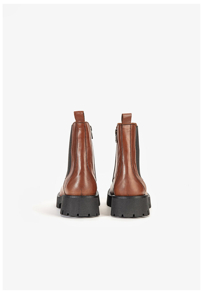 Inuovo Stiefelette Leder Tan