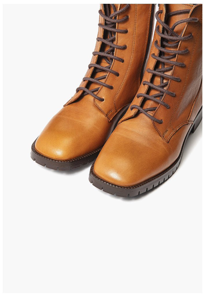 Inuovo Stiefelette Leder Tan