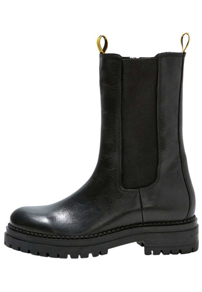 Inuovo Stiefelette Leder/Textil Black
