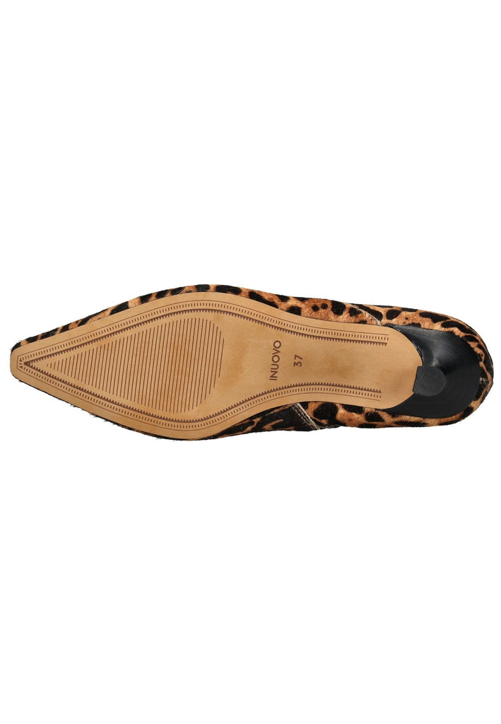 Inuovo Stiefelette Leder/Textil Leopard