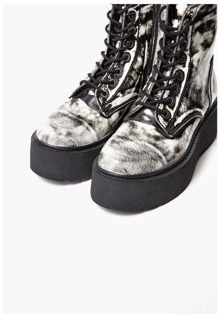 Inuovo Stiefelette Leder Weiß