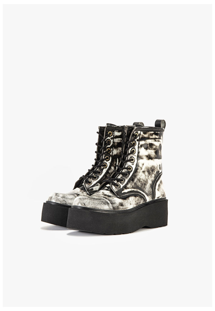 Inuovo Stiefelette Leder Weiß