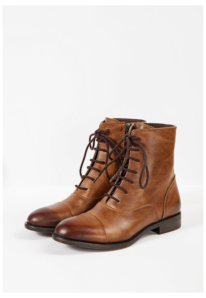 Inuovo Stiefelette Leder Weiß