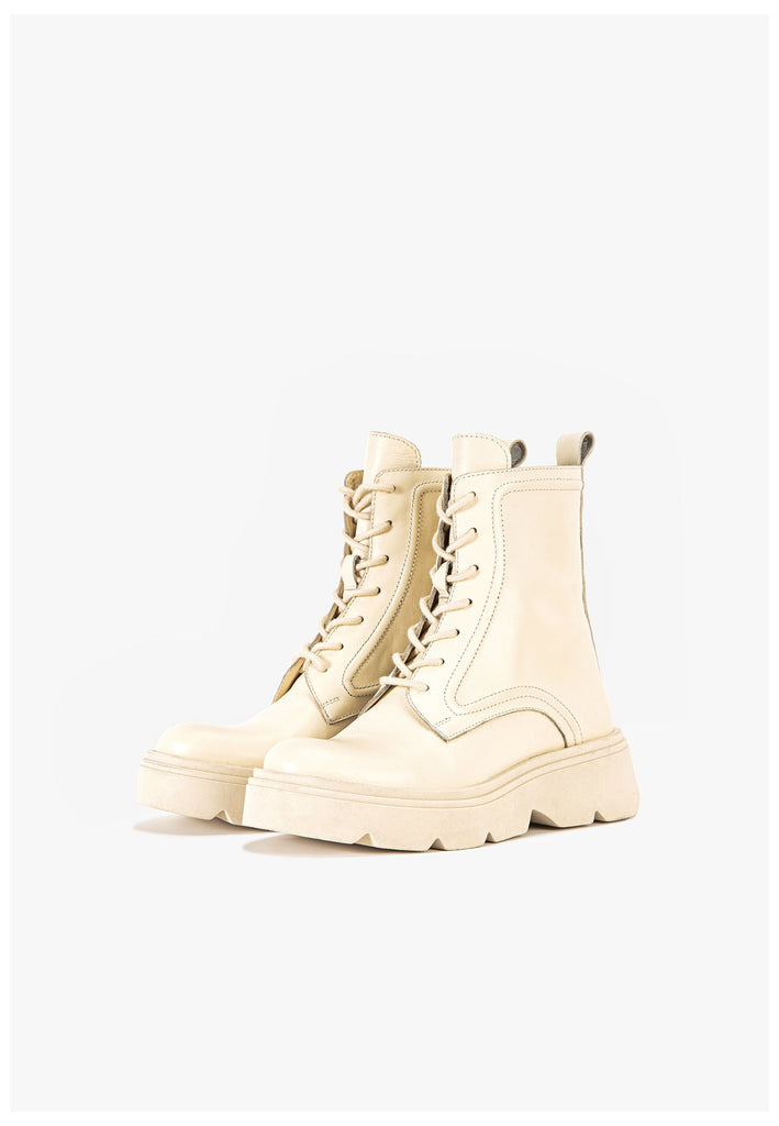 Inuovo Stiefelette Leder Weiß