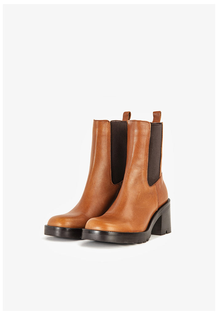 Inuovo Stiefelette Leder Weiß