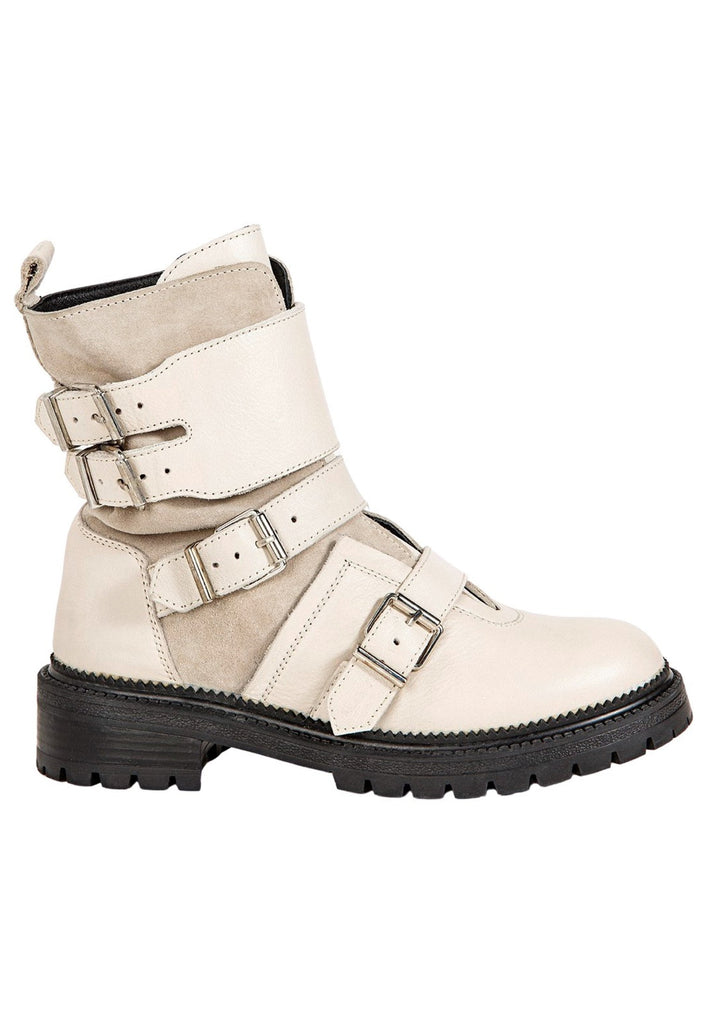 Inuovo Stiefelette Leder Weiß