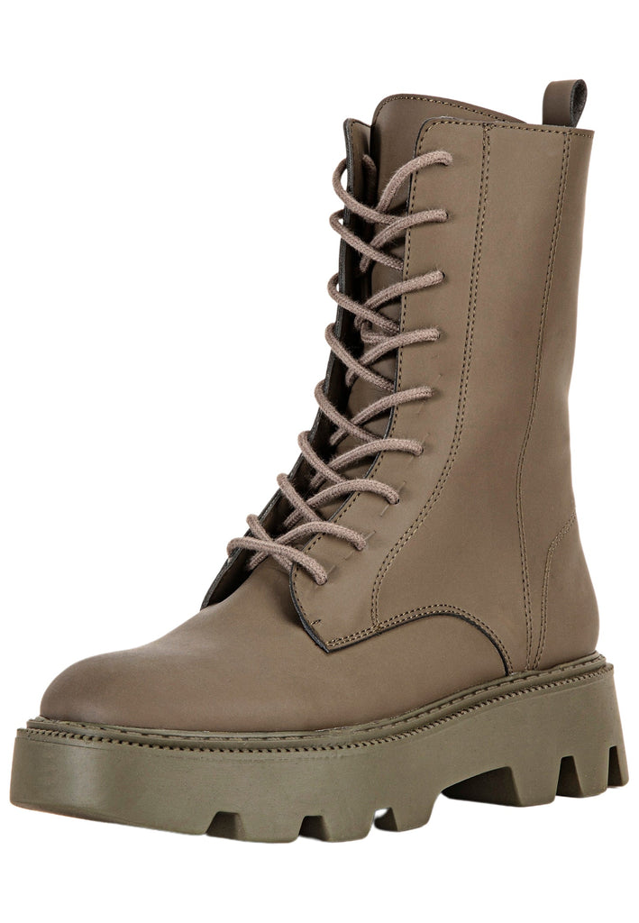 Inuovo Stiefelette Lederimitat Army