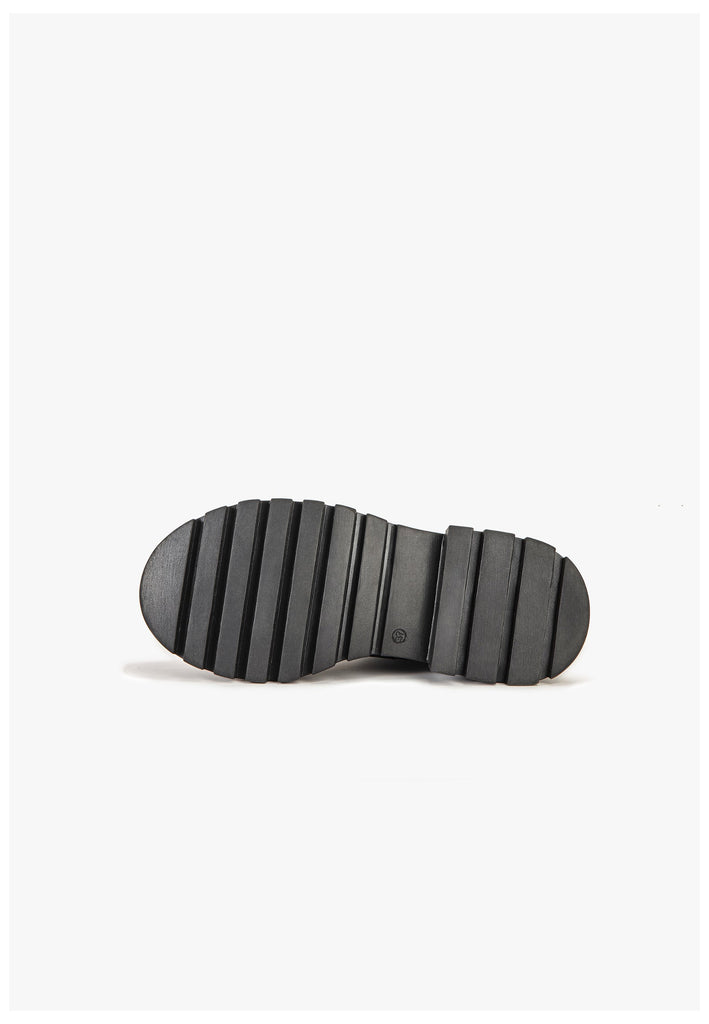 Inuovo Stiefelette Lederimitat Schwarz