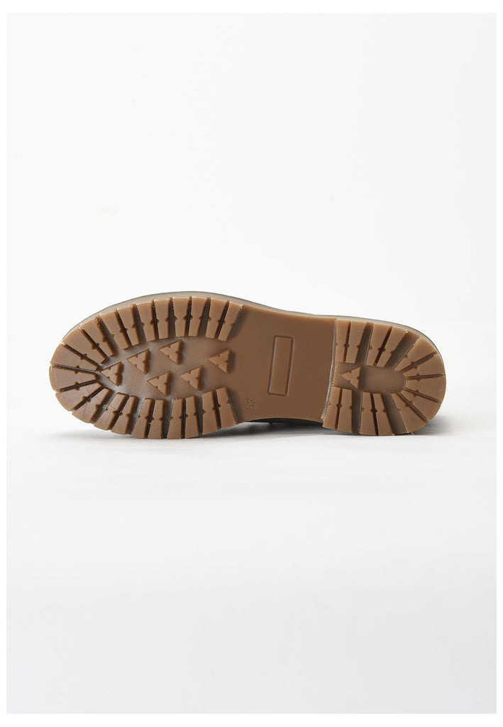 Inuovo Stiefelette Nubukleder Khaki