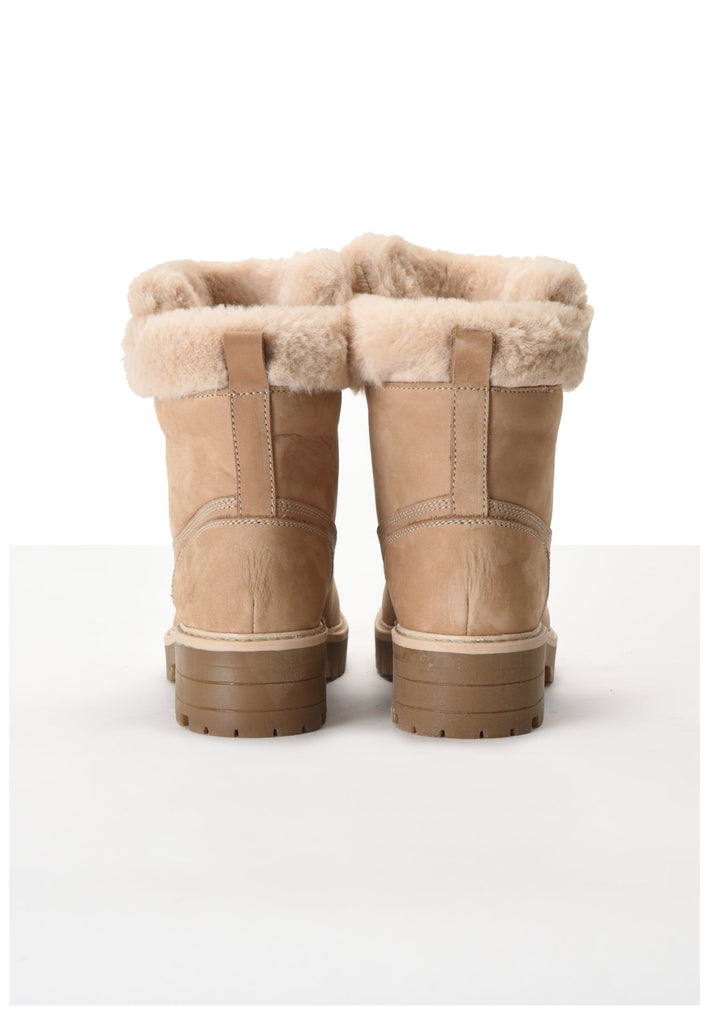 Inuovo Stiefelette Nubukleder/Textil Beige
