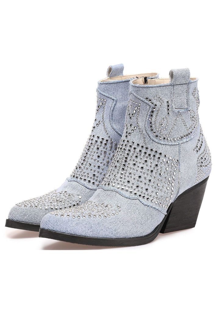 Inuovo Stiefelette Textil Jeans