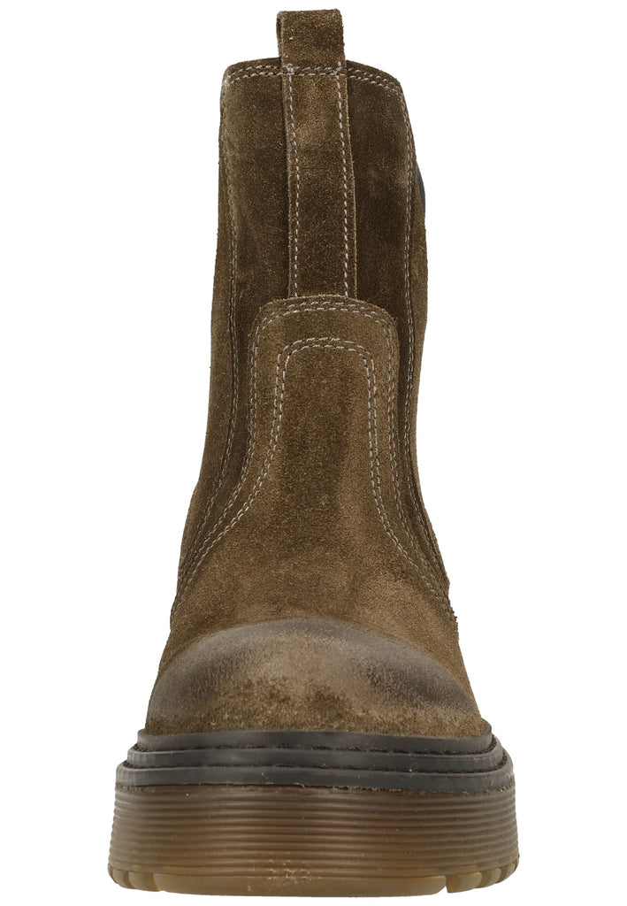 Inuovo Stiefelette Veloursleder Khaki