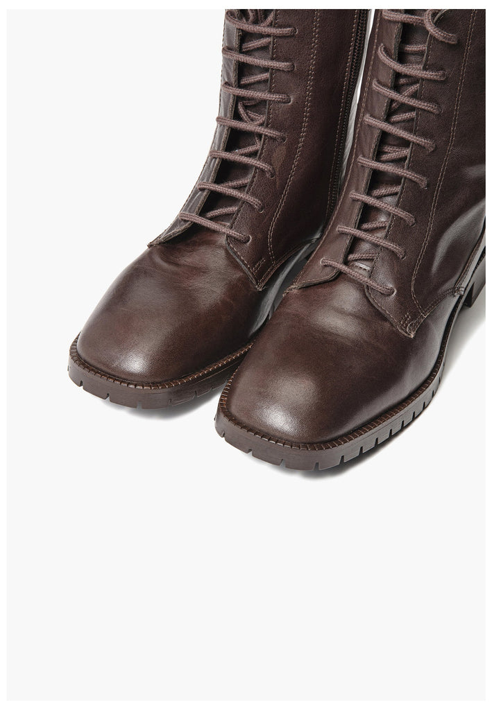 Stiefeletten Inuovo Stiefelette Glattleder Kaffee