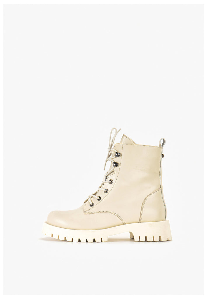 Stiefeletten Inuovo Stiefelette Leder Beige