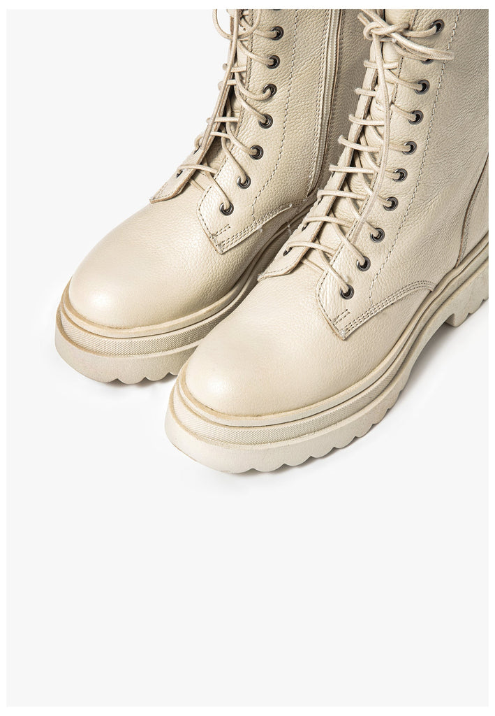 Stiefeletten Inuovo Stiefelette Leder Beige