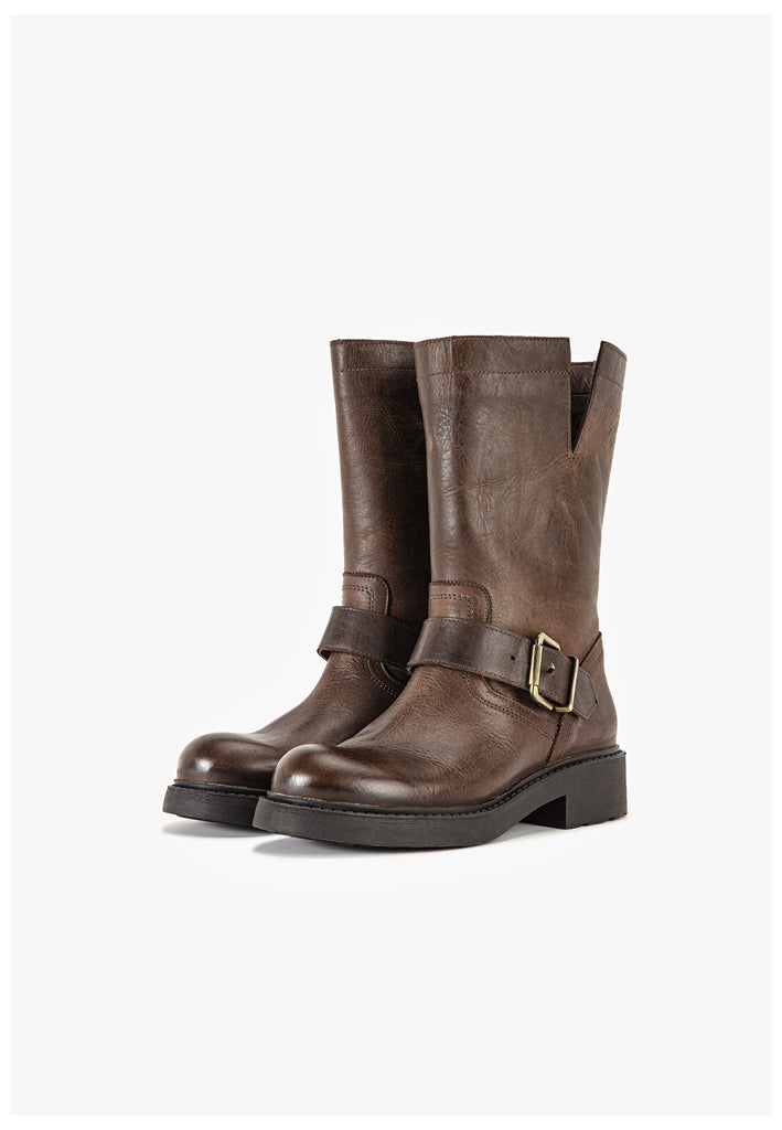 Stiefeletten Inuovo Stiefelette Leder Braun