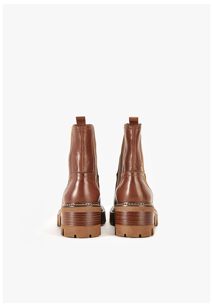 Stiefeletten Inuovo Stiefelette Leder Braun