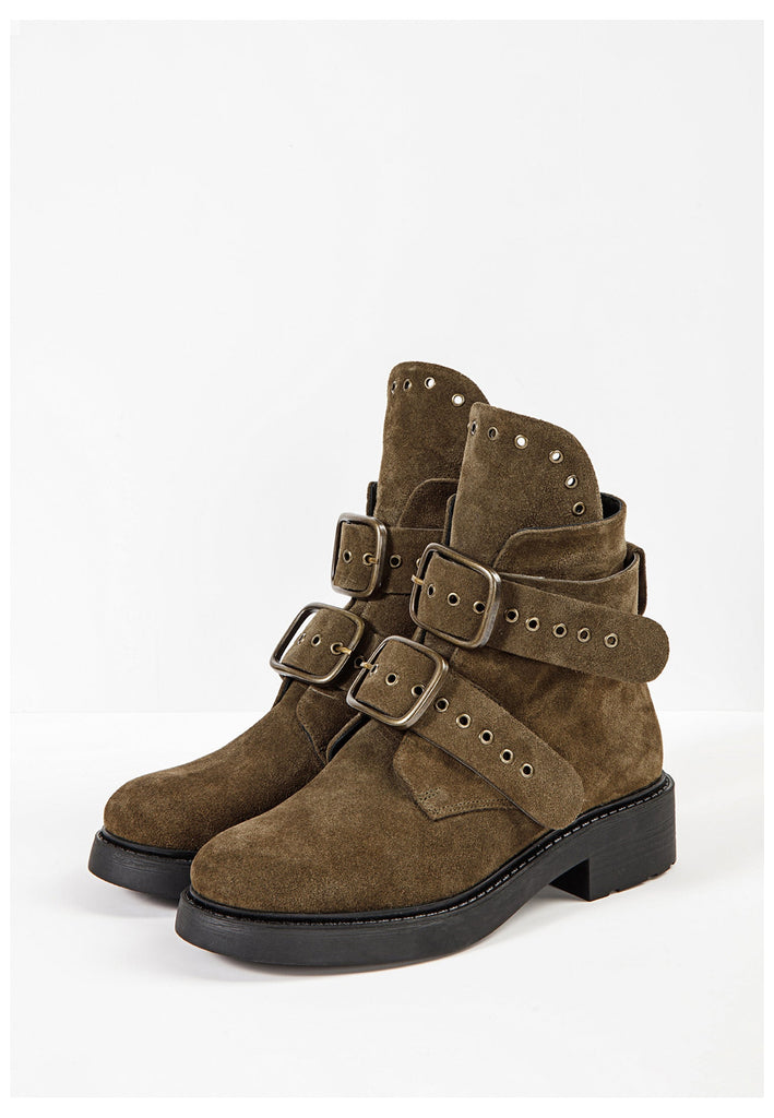 Stiefeletten Inuovo Stiefelette Leder Brown