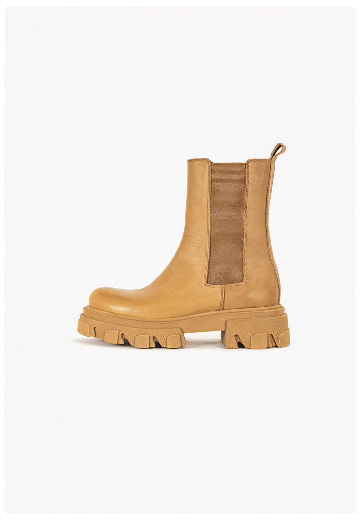 Stiefeletten Inuovo Stiefelette Leder Caramel