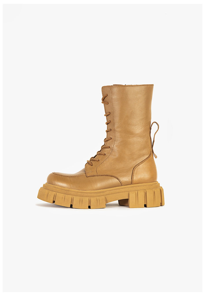 Stiefeletten Inuovo Stiefelette Leder Caramel