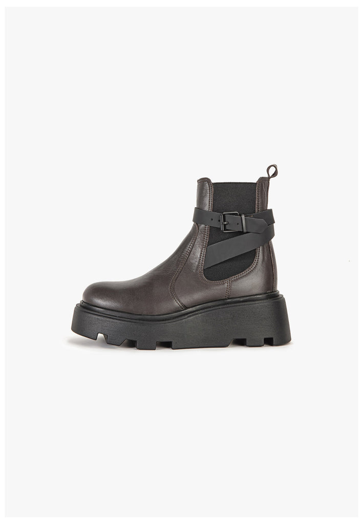 Stiefeletten Inuovo Stiefelette Leder Coffee