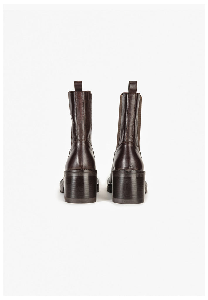 Stiefeletten Inuovo Stiefelette Leder Coffee