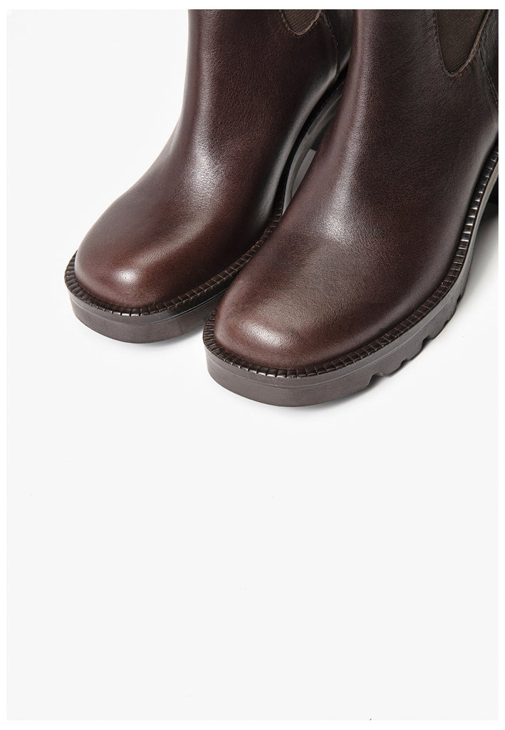 Stiefeletten Inuovo Stiefelette Leder Coffee