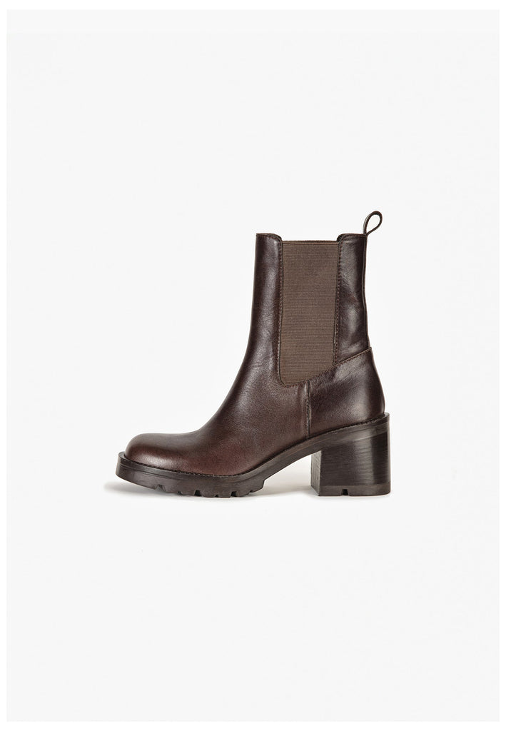 Stiefeletten Inuovo Stiefelette Leder Coffee