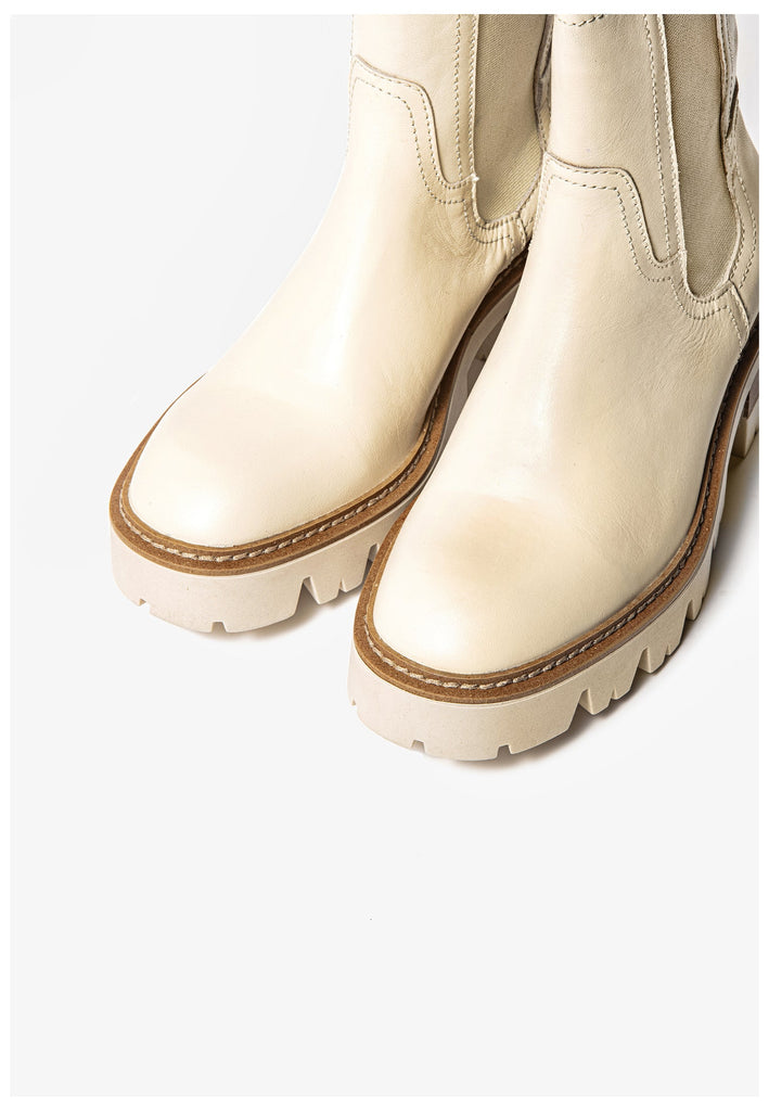 Stiefeletten Inuovo Stiefelette Leder Crema