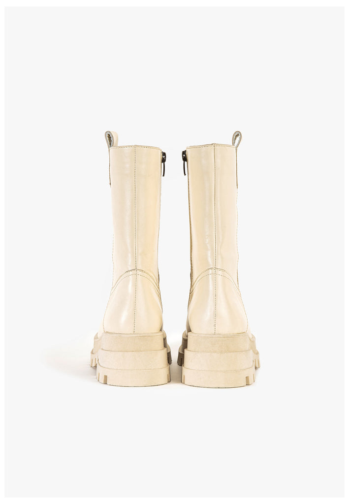 Stiefeletten Inuovo Stiefelette Leder Creme