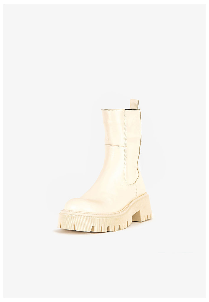 Stiefeletten Inuovo Stiefelette Leder Creme