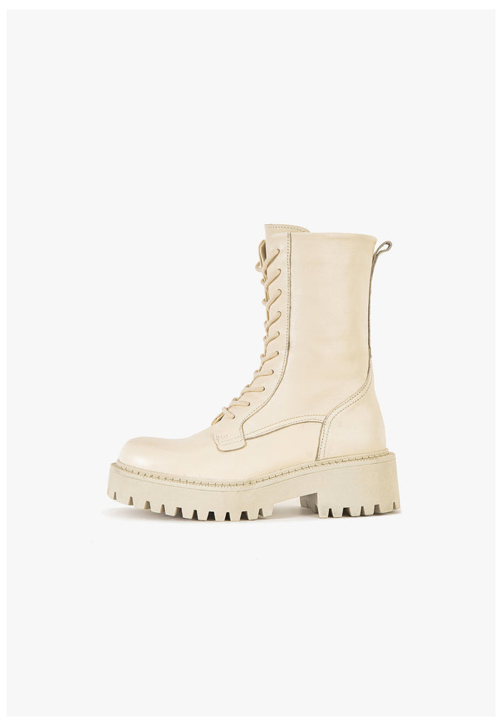 Stiefeletten Inuovo Stiefelette Leder Creme
