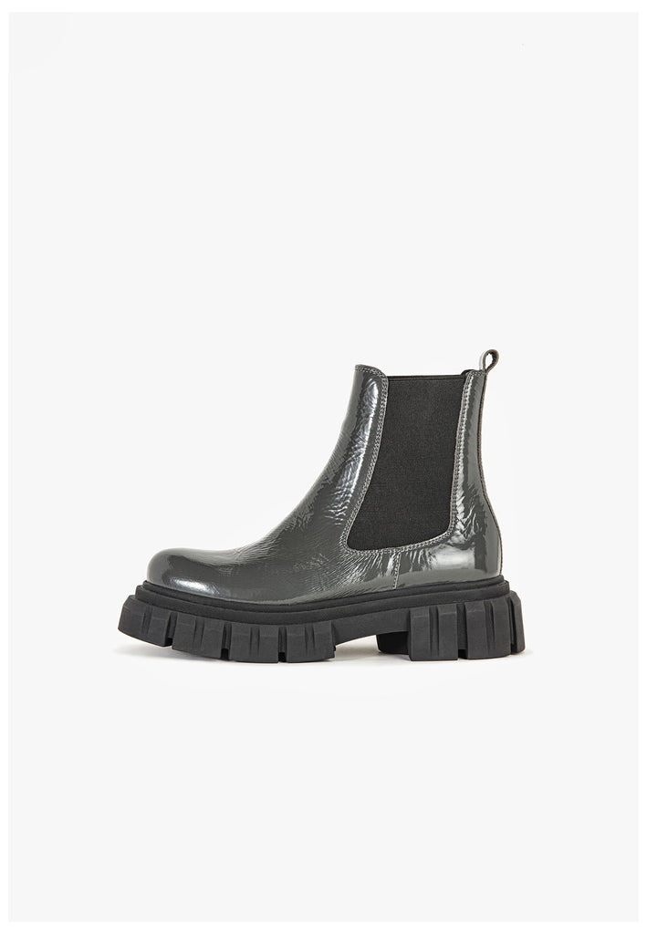 Stiefeletten Inuovo Stiefelette Leder Dunkelgrau
