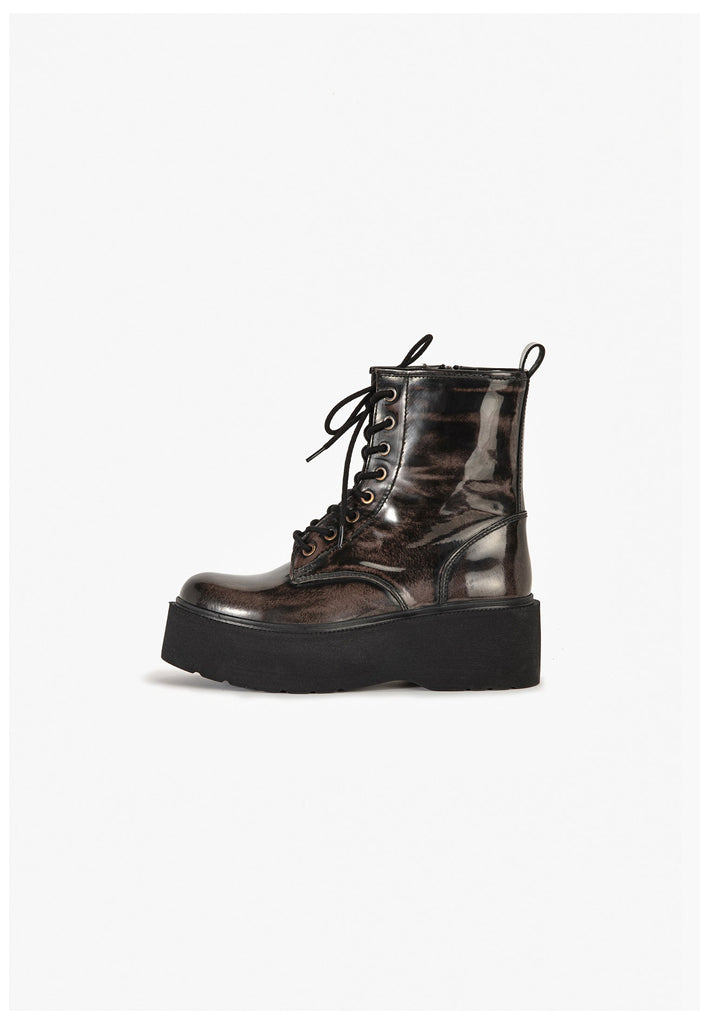 Stiefeletten Inuovo Stiefelette Leder Grau