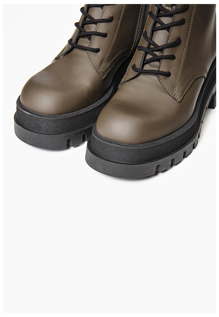 Stiefeletten Inuovo Stiefelette Leder Khaki