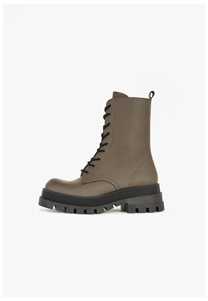 Stiefeletten Inuovo Stiefelette Leder Khaki