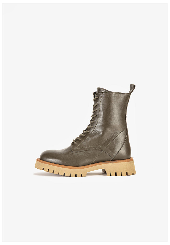Stiefeletten Inuovo Stiefelette Leder Khaki