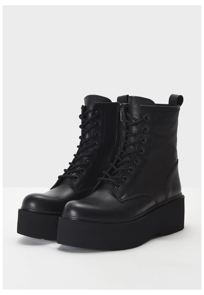 Stiefeletten Inuovo Stiefelette Leder Schwarz